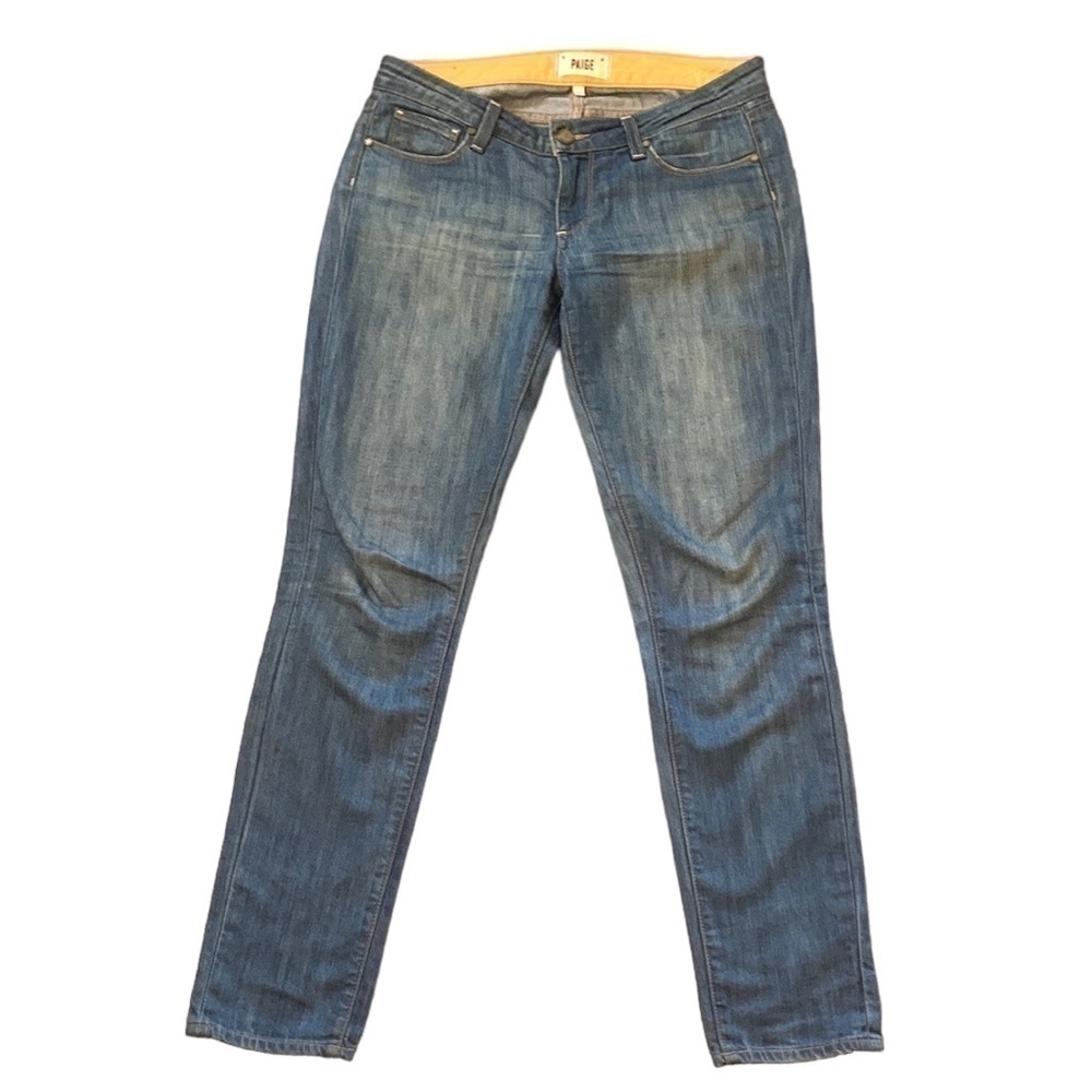 Paige Skyline Ankle Peg Low‎ Rise Jeans Size 27